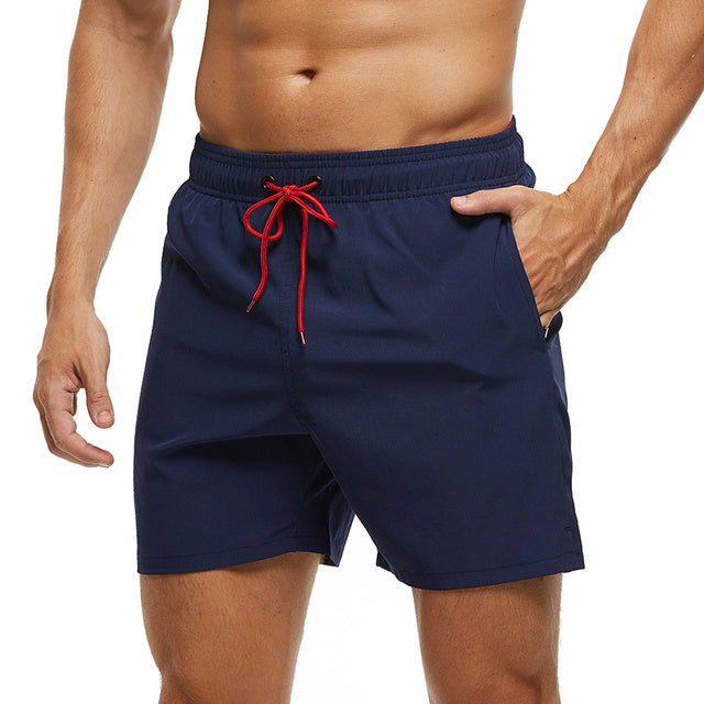 Aventura – Pantalones cortos para hombre con cintura elástica y cordón ajustable