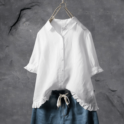 Camisa clásica de manga larga en algodón transpirable – CAVALLI