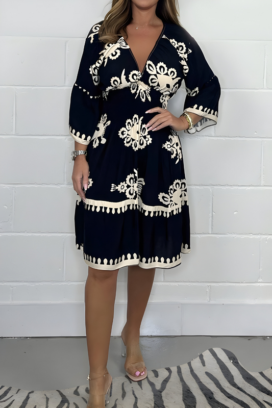 Vestido largo boho de verano con corte fluido y estilo relajado – BOHÉA