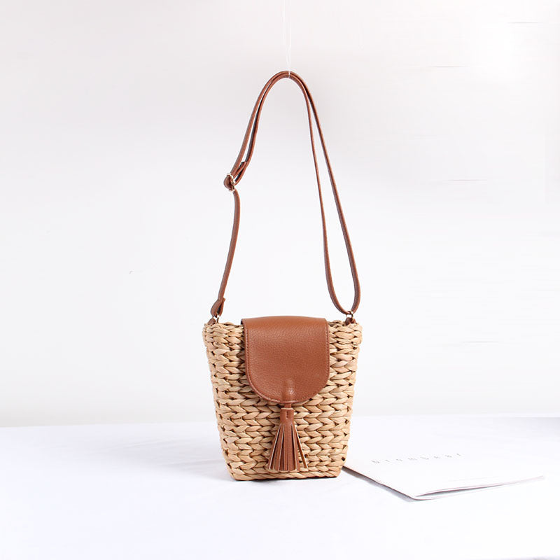 Bolso de mano artesanal tejido a mano para mujer – LUNARIA