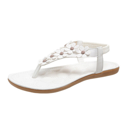 Sandalias ortopédicas para mujer con detalle floral y suela anatómica – SELVIA CONFORT