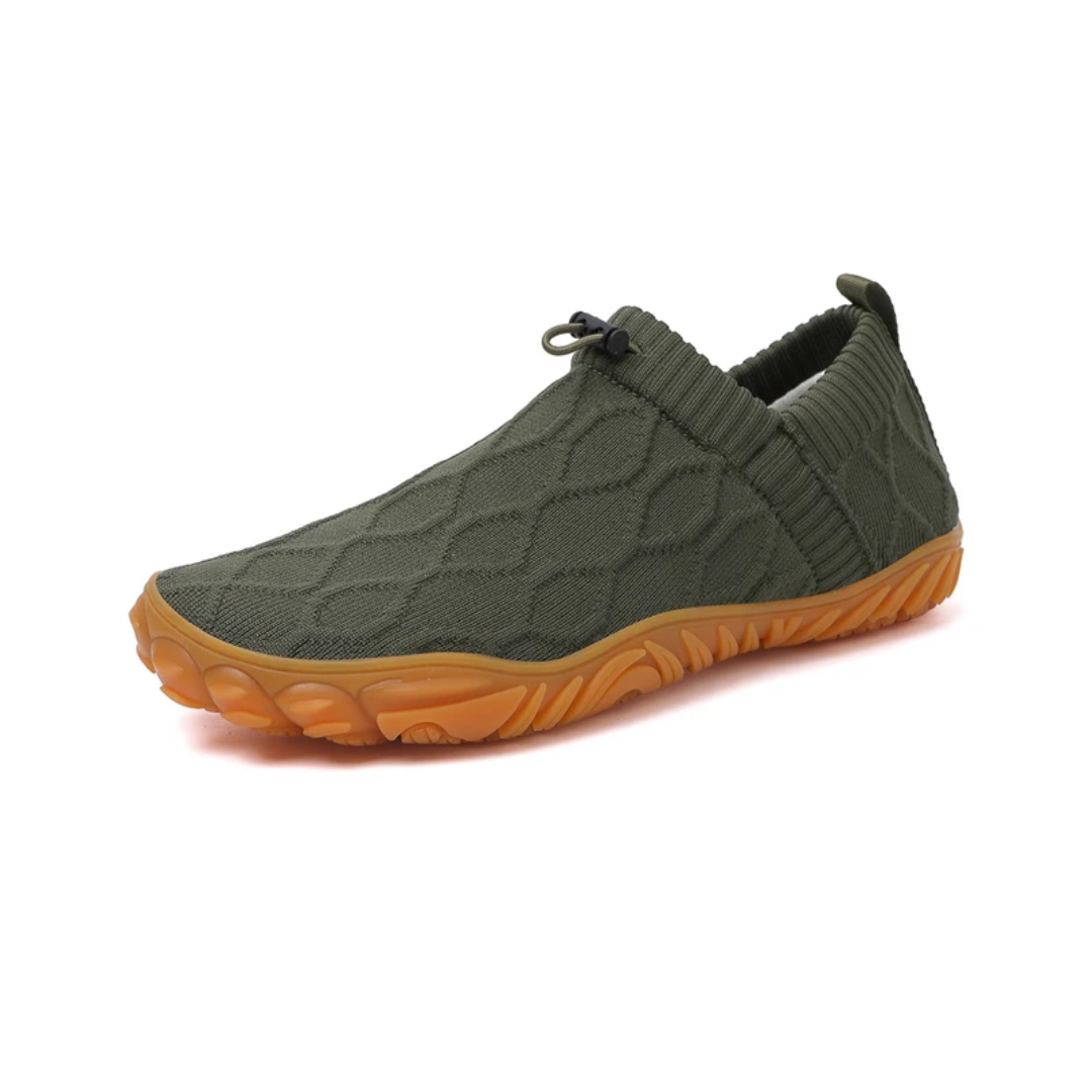 Zapatillas barefoot de senderismo con puntera ancha y suela antideslizante – ROOTSTEPS