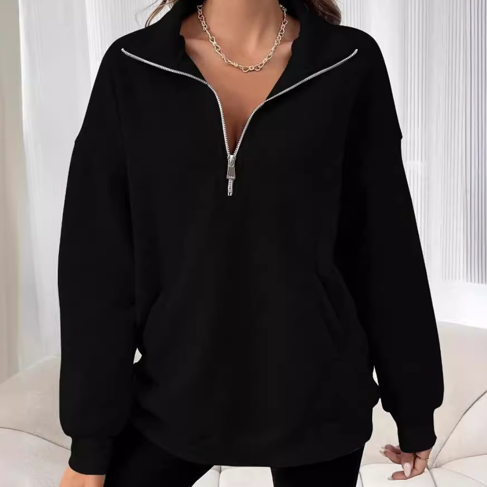 NADIA - Jersey polar con cremallera para mujer