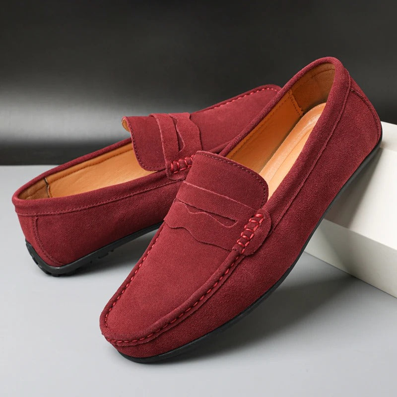 Mocasines de gamuza clásicos para hombre, sofisticación y confort diario – Lucenti