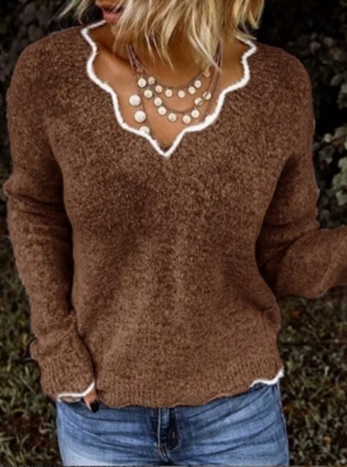 LIA - Suéter elegante de textura suave para mujer