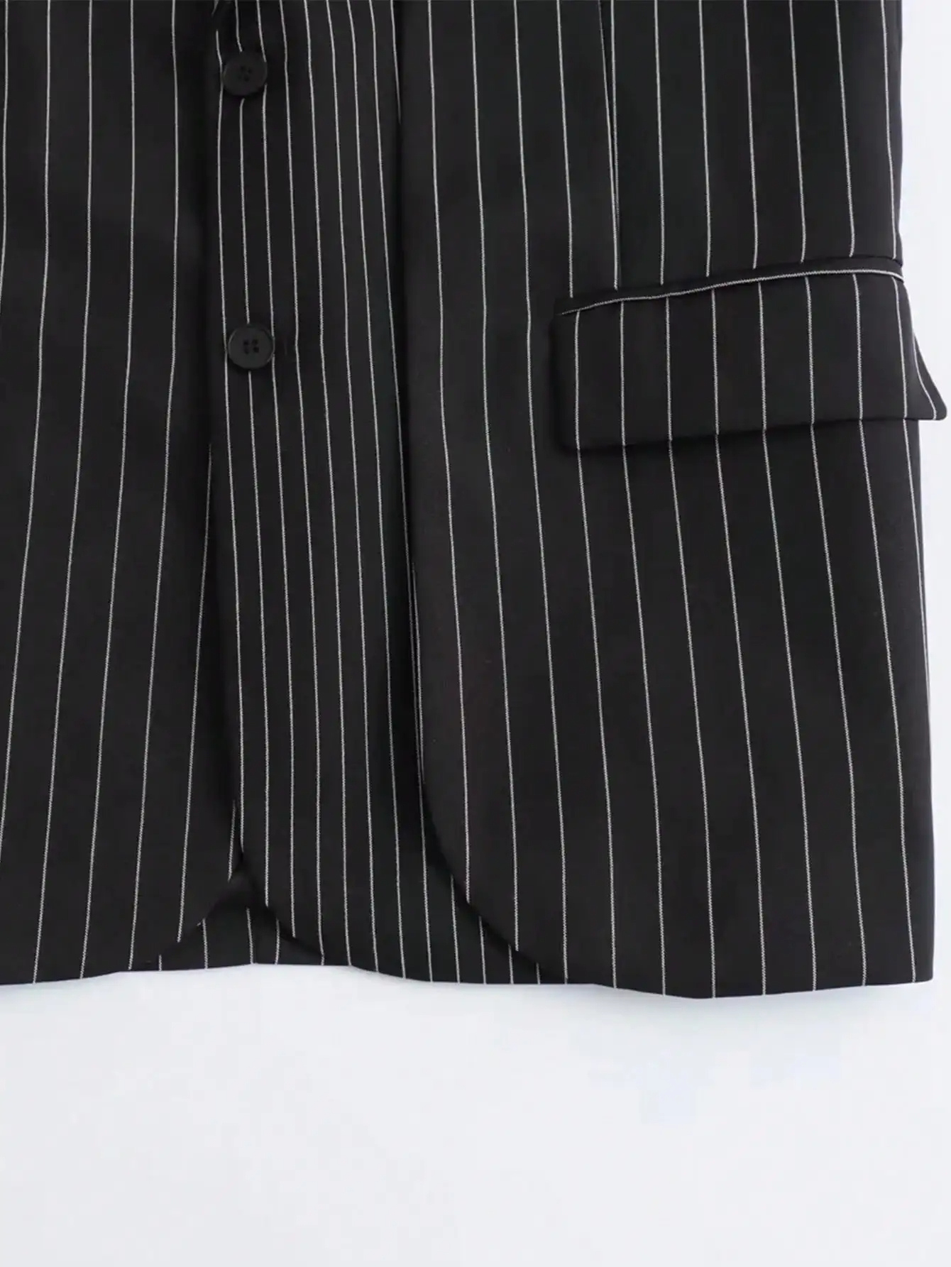 AINA - Blazer formal con rayas para mujer, perfecto para el aspecto de oficina