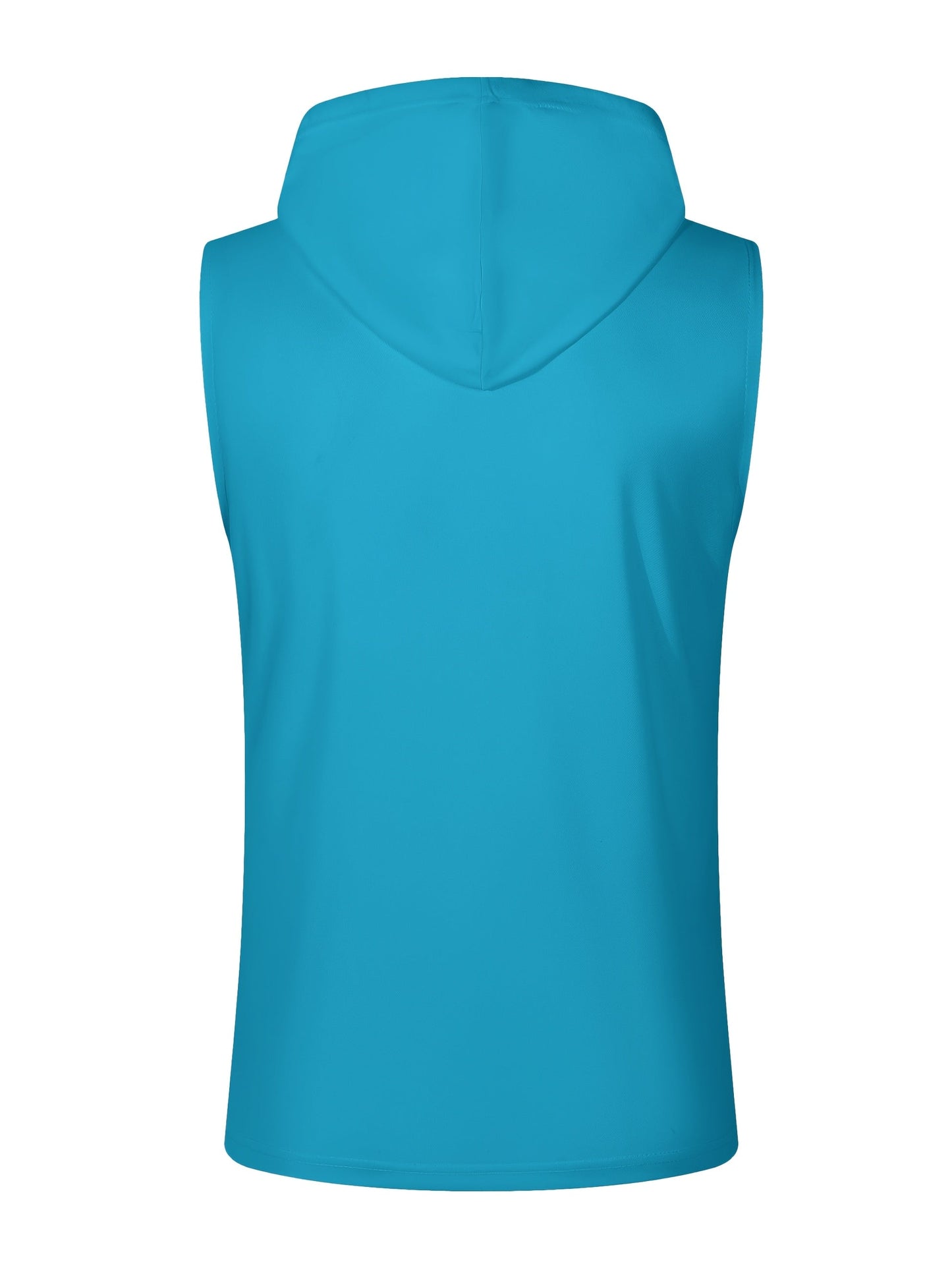 Camisa sin mangas con capucha y tejido transpirable para hombres en entrenamiento – ACTON