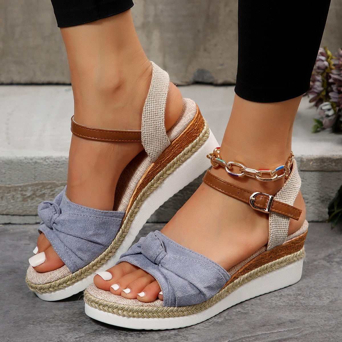 Sandalias de verano para mujer con hebilla ajustable – LISANDRA