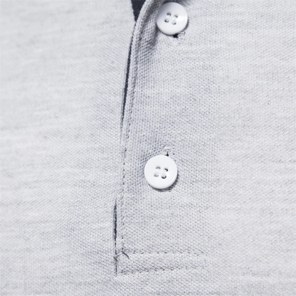 Polo de manga larga para hombre ajuste entallado – WESTLEY