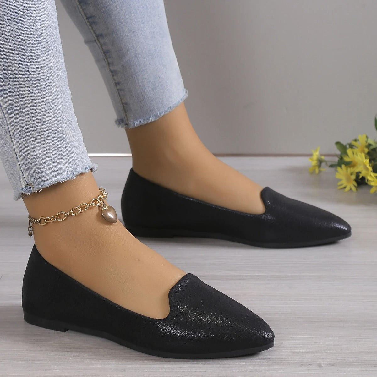 Bailarinas de mujer con punta fina y corte bajo – DAYANELLE