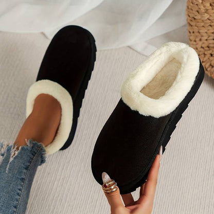 BRIDGET - Zapatillas de casa cálidas con suela gruesa para mujeres