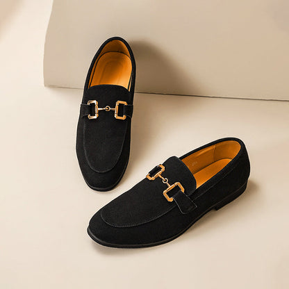 Mocasines elegantes para hombre con detalle metálico – MARCÉLLO