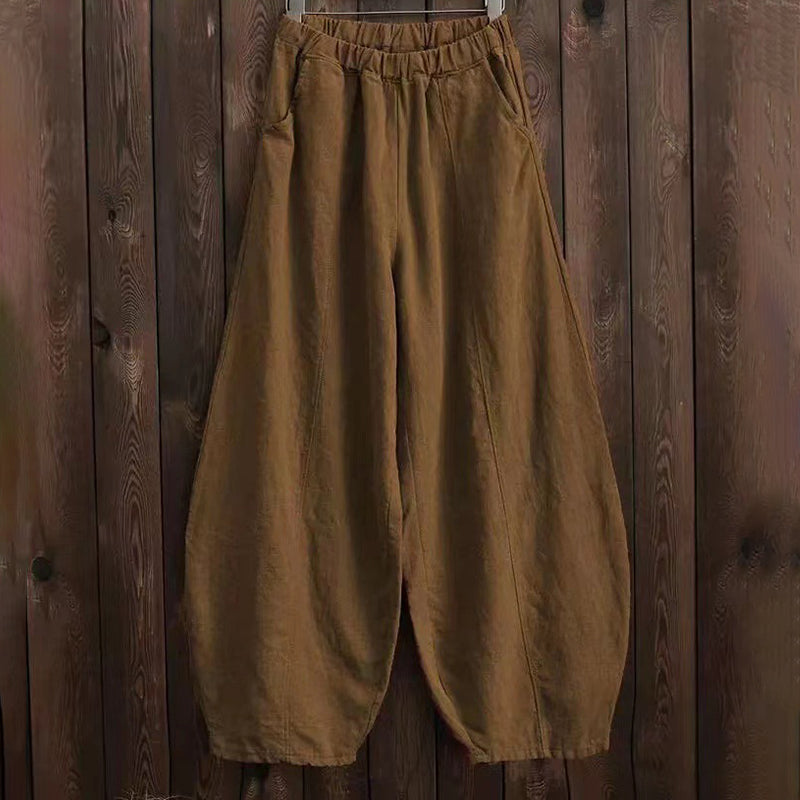 Pantalón de algodón cómodo y ligero para mujer – EMILIA