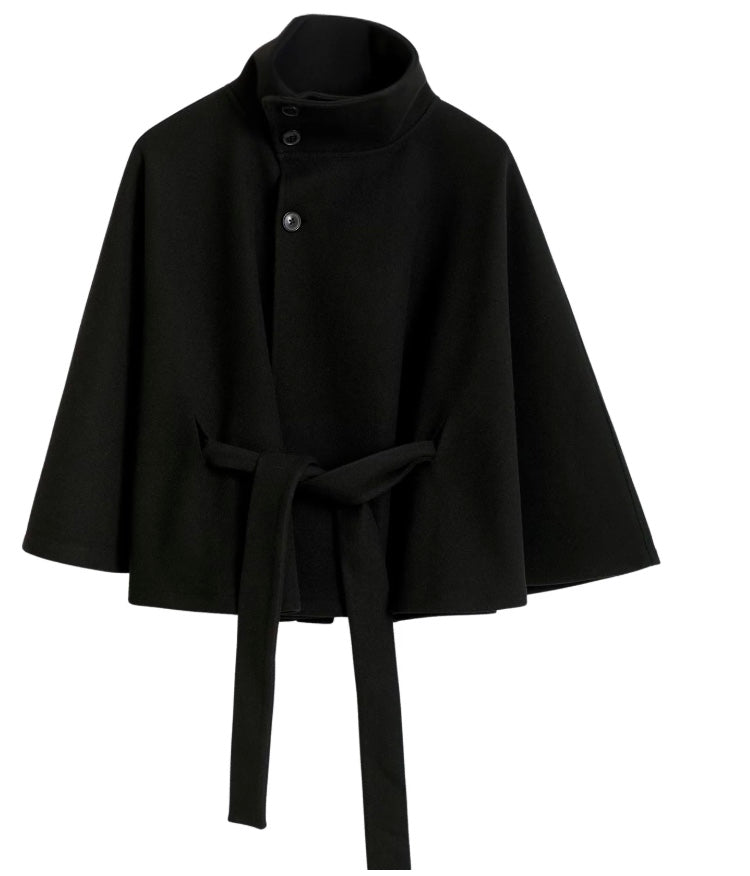 Abrigo elegante oversize para mujer con cinturón – SÉVANA