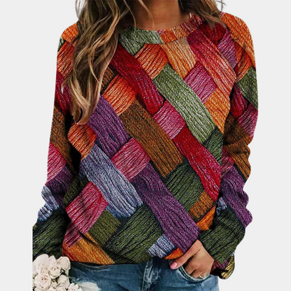 Jersey de punto colorido para mujer – GENÈVE