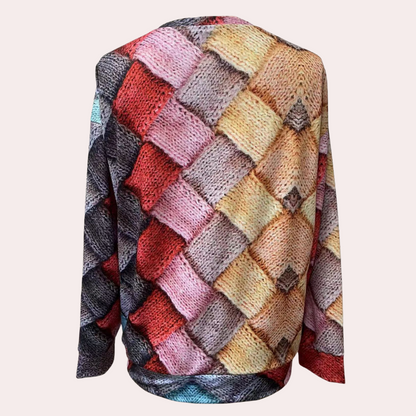 Jersey de punto colorido para mujer – GENÈVE