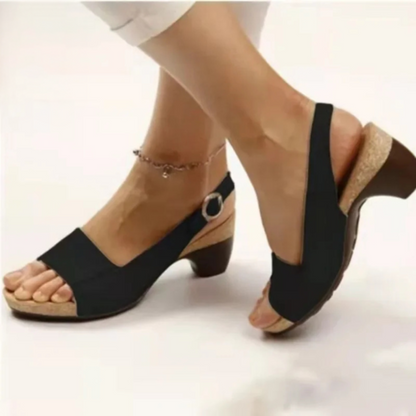 Zapatos de tacón bajo ortopédicos para mujer – SOFÉLIA