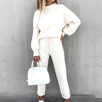 Conjunto tipo chándal elegante de dos piezas para mujer – MINDÉL