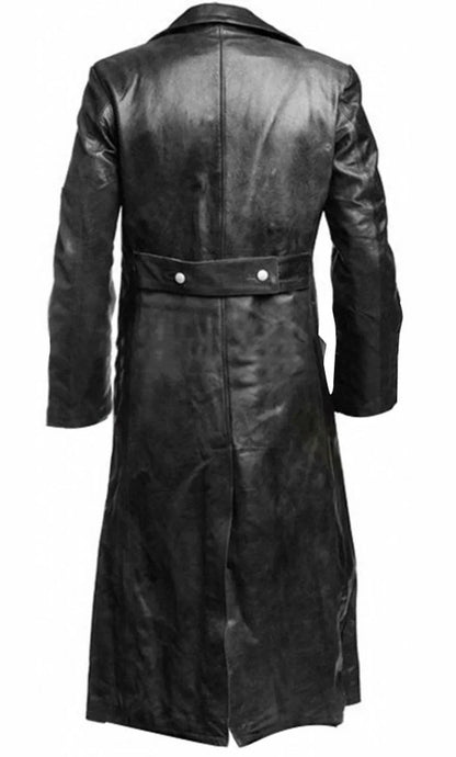 FREYR - Gabardina pulida con múltiples botones para hombre
