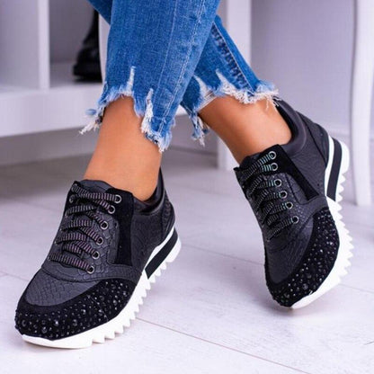 Zapatillas modernas con estampado llamativo para mujer – Gwenora
