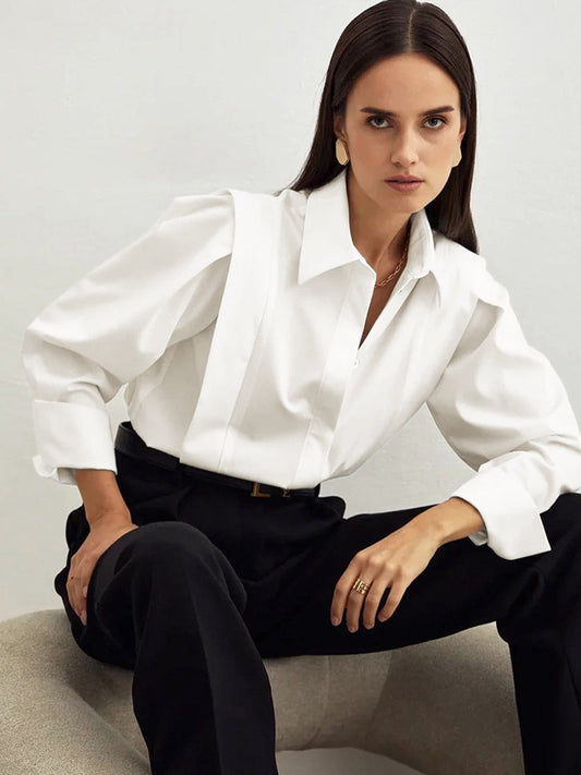 MARINA – Blusa elegante de manga larga para mujer