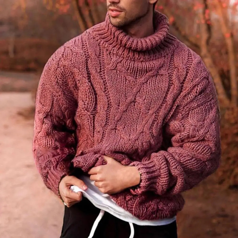 Pique - Jersey de punto trenzado para hombre