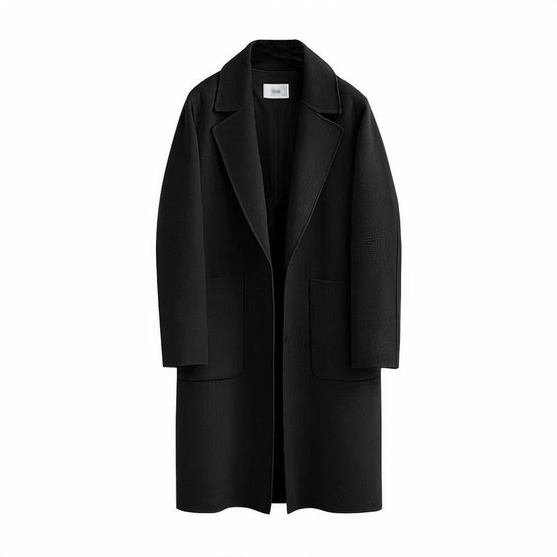 LYNN - Abrigo largo de lana para mujeres para el invierno
