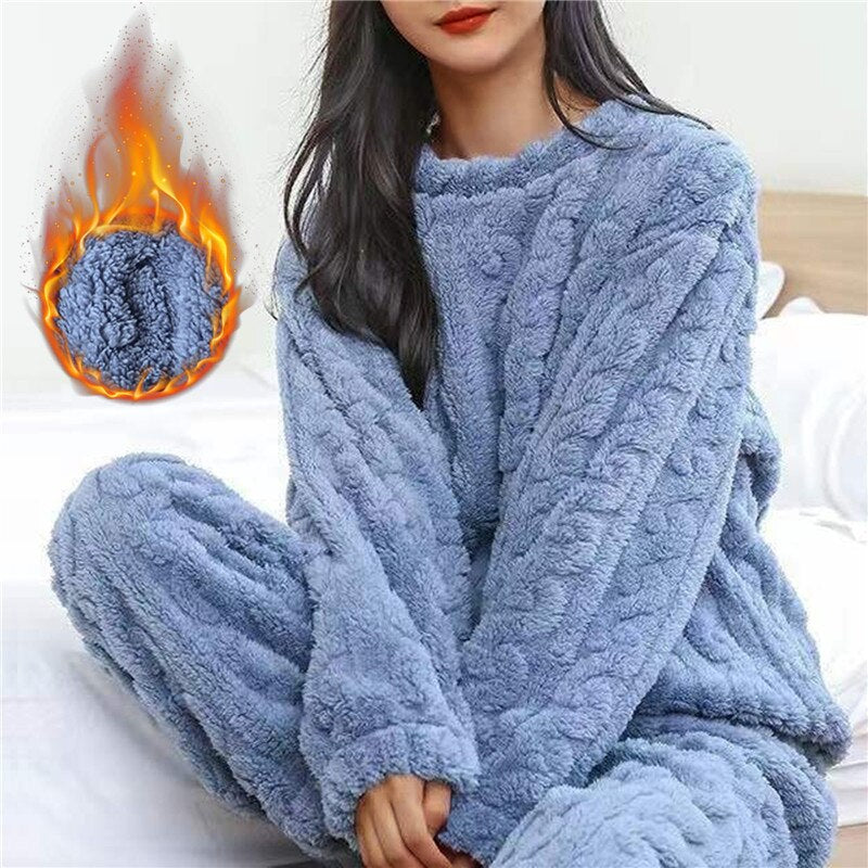 Conjunto de Pijama de Fleece Ultra Suave – MARIA