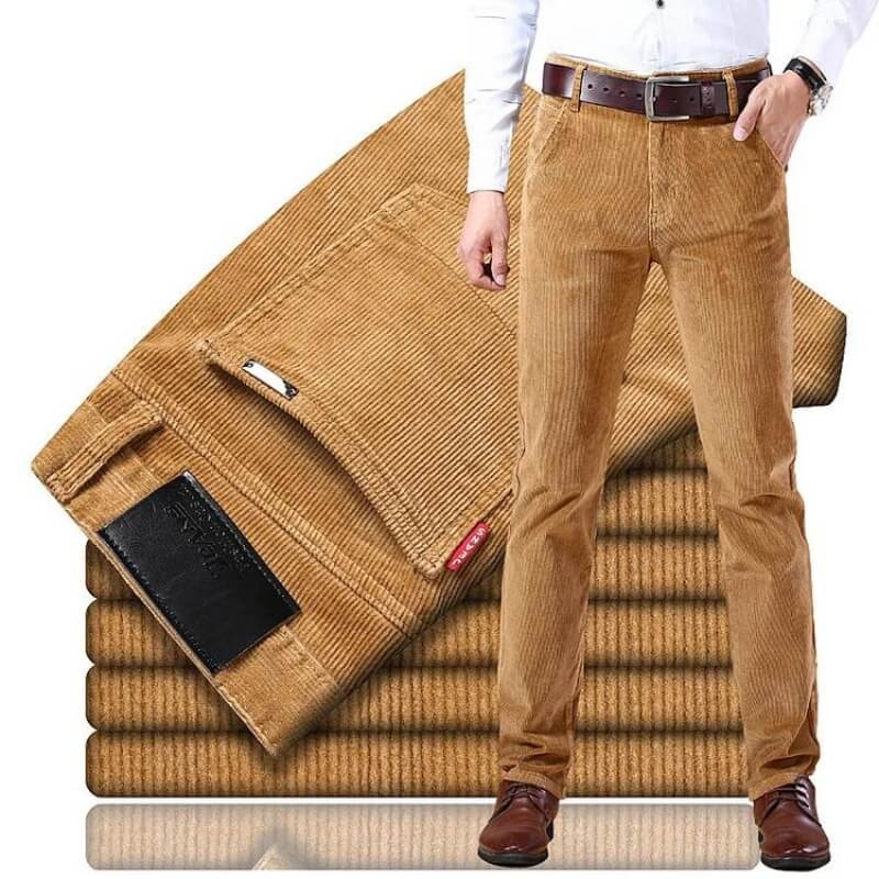 Pantalón clásico de pana para mujer con corte recto – MAVE