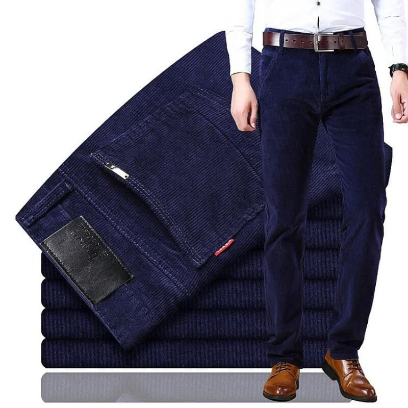 Pantalón clásico de pana para mujer con corte recto – MAVE