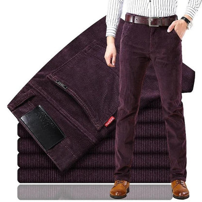 Pantalón clásico de pana para mujer con corte recto – MAVE
