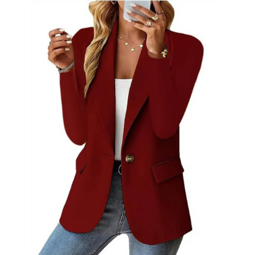Blazer entallada de estilo sastre para mujer – CELENE