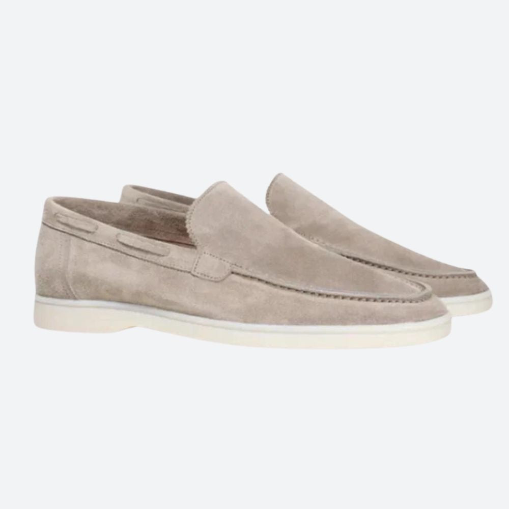 Mocasines de ante con diseño sin cordones para hombre – SUEDORAN