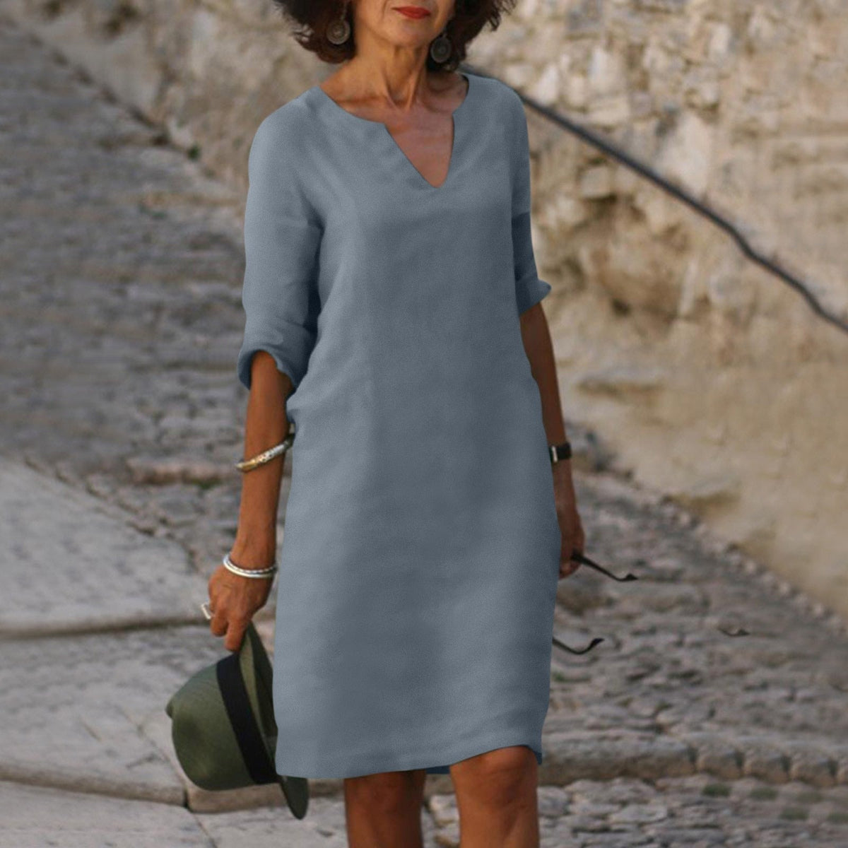 Vestido veraniego elegante para mujer, ligereza y frescura natural – Iris