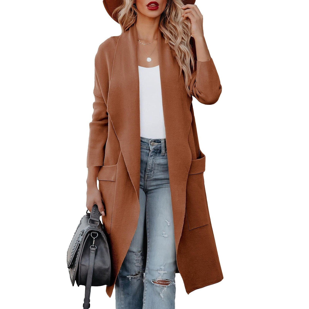 DYMPHNA - Chaqueta de punto con estilo para mujeres