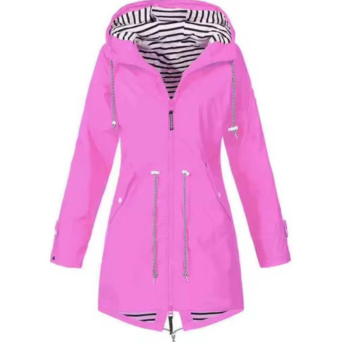 Abrigo Impermeable con Capucha para Mujer – SANDRA