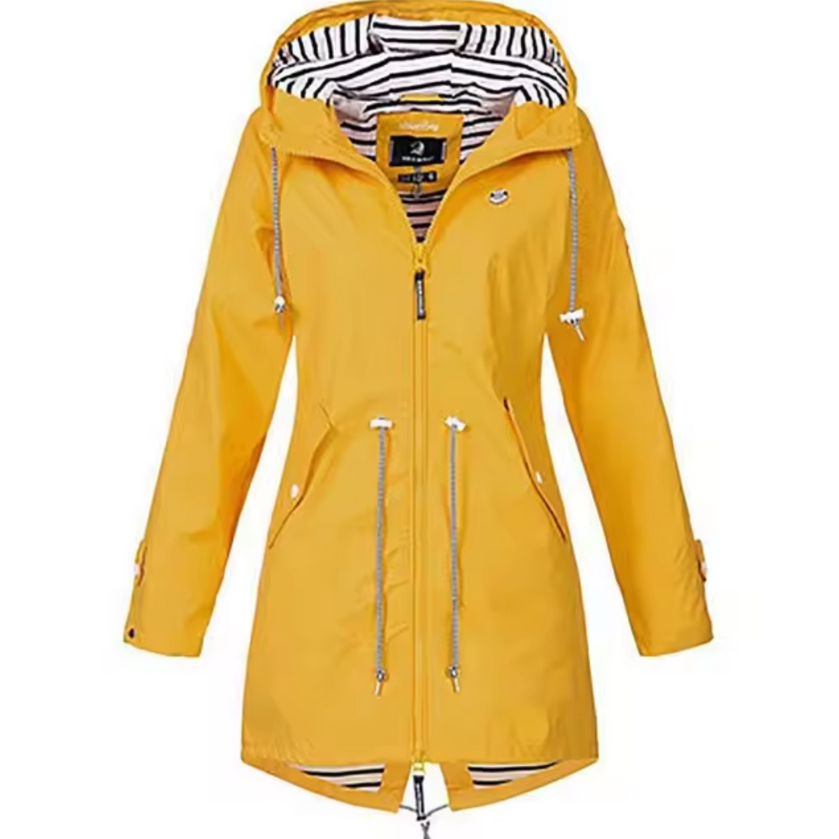 Abrigo Impermeable con Capucha para Mujer – SANDRA