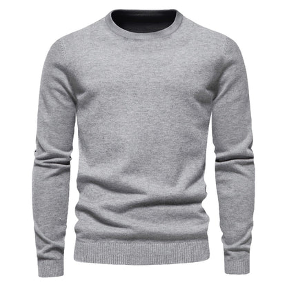 FELIX - Suéter de punto casual entallado para hombre