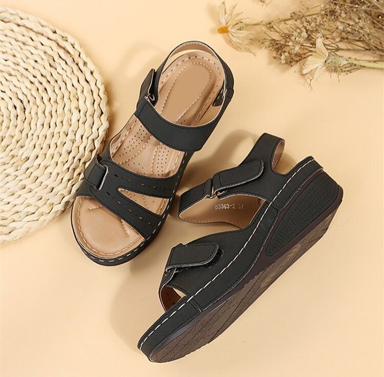 Sandalias ortopédicas retro cómodas y elegantes para mujer – VIVIANA