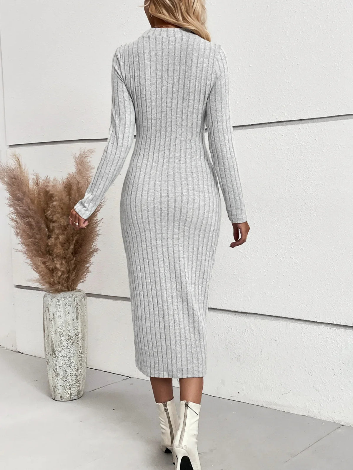 HEATHER - Vestido suéter de punto sexy para mujeres