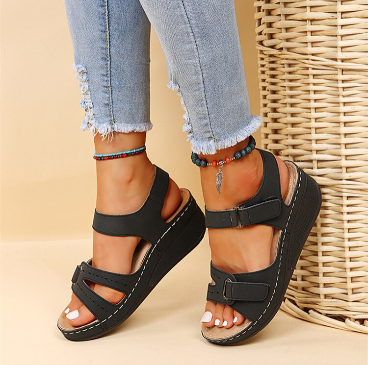Sandalias ortopédicas retro cómodas y elegantes para mujer – VIVIANA