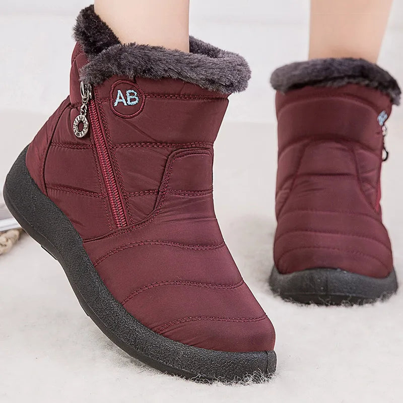 Botas de invierno antideslizantes para mujer con diseño robusto – SOPHIA