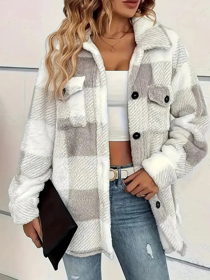 Chaqueta polar cálida para mujer con diseño acogedor – STEFANIE