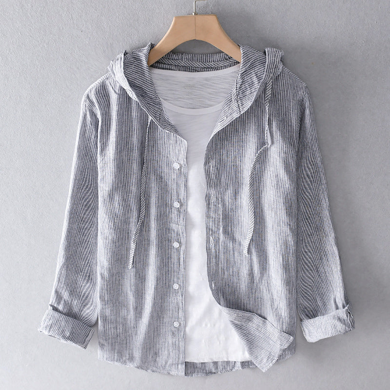 Blusa ligera con capucha y diseño relajado – ELENA