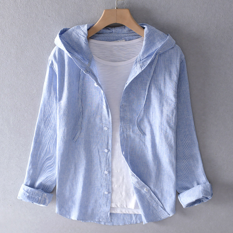 Blusa ligera con capucha y diseño relajado – ELENA