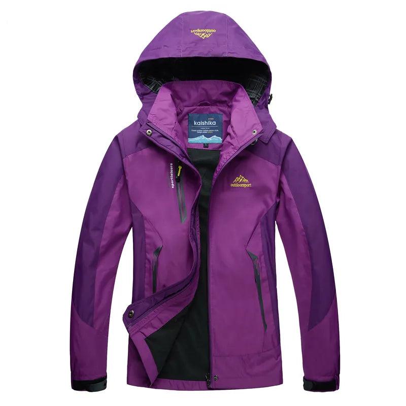Chaqueta impermeable y cortavientos de mujer con forro térmico – VANESSA