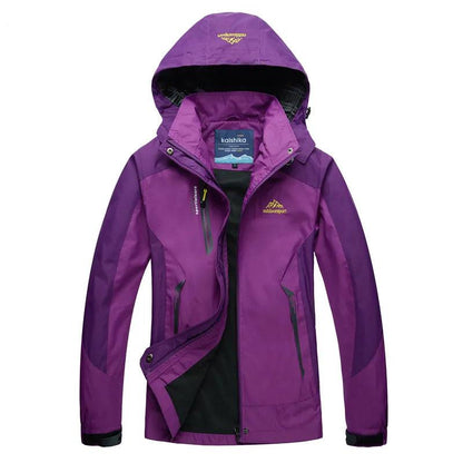Chaqueta impermeable y cortavientos de mujer con forro térmico – VANESSA