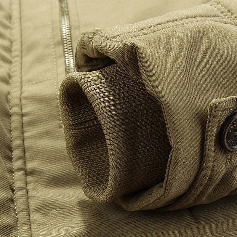 Chaqueta de invierno para hombre con forro cálido y capucha – JACKOR