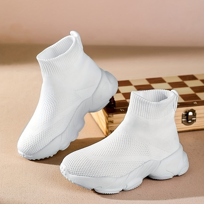 LUCAS - Zapatillas tipo calcetín transpirables para niños y niñas