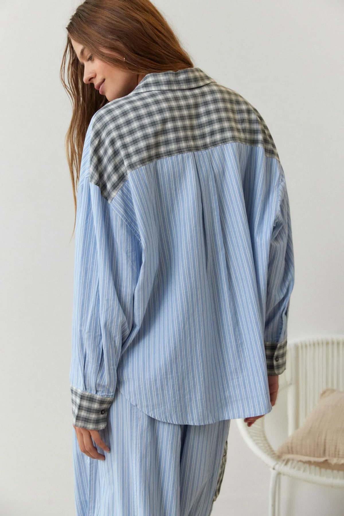 COSYCOTTON – Conjunto de pijama para mujer en algodón suave y elástico